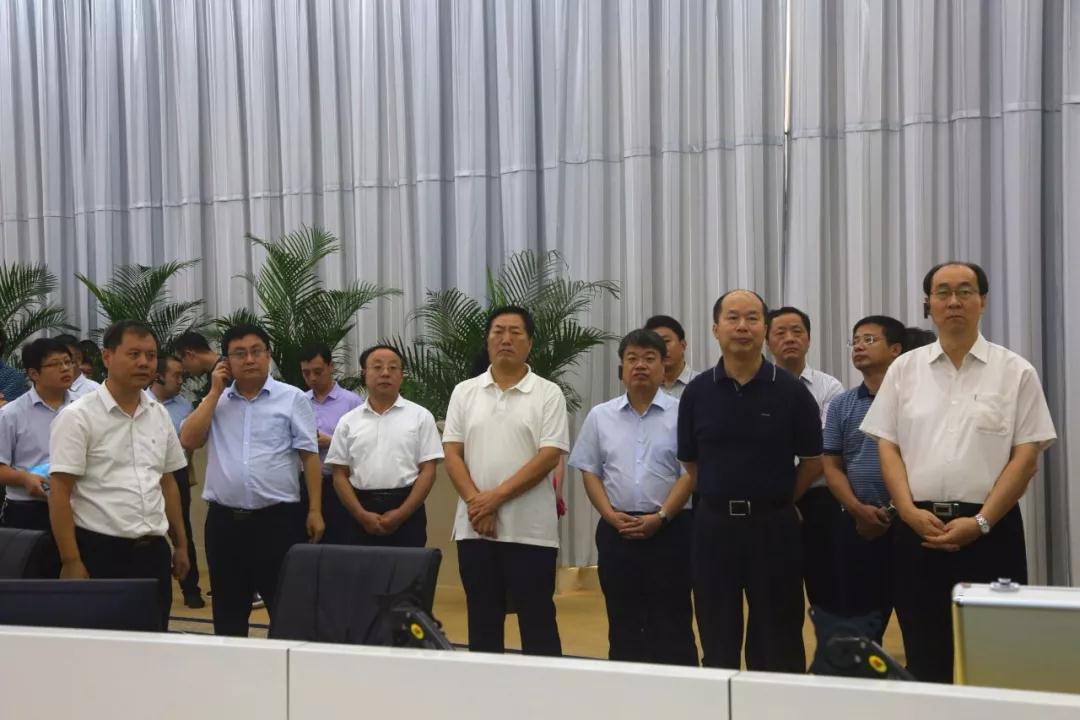 省人大常委會副主任王會勇一行到我公司檢查大氣污染防治工作